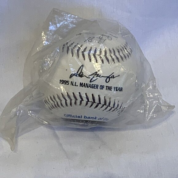 Colorado Rockies Baseball Facsimile Team Autograph Ball Bank One Baylor Mgr 1996 - Picture 7 of 9